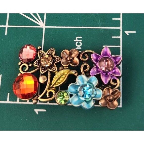 Vintage Style Floral Beads For Jewelry Making & Western Hat Decor - Colorful DIY - Picture 2 of 5